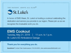 EMS Cookout Invitation